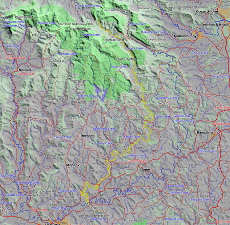 Coopers Creek map