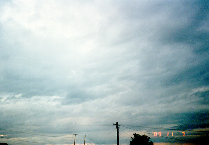 nimbostratus nimbostratus_cloud : Schofields, NSW   7 November 1989