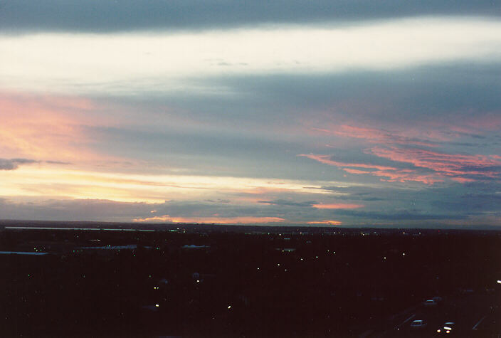 sunset sunset_pictures : Coogee, NSW   11 February 1990