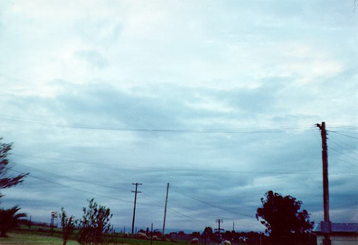 stratocumulus stratocumulus_cloud : Schofields, NSW   12 February 1990