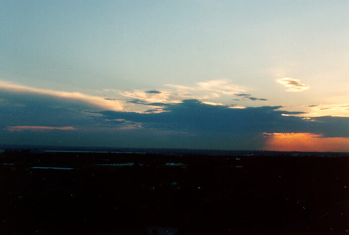 altostratus altostratus_cloud : Coogee, NSW   3 March 1990