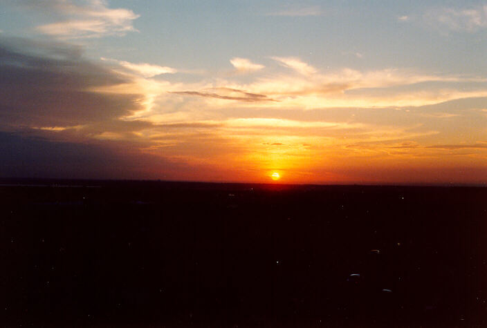 altostratus altostratus_cloud : Coogee, NSW   4 March 1990