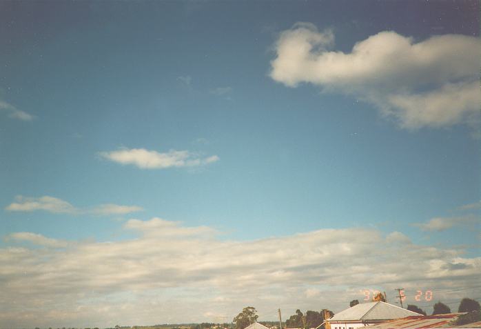 stratocumulus stratocumulus_cloud : Schofields, NSW   20 May 1990