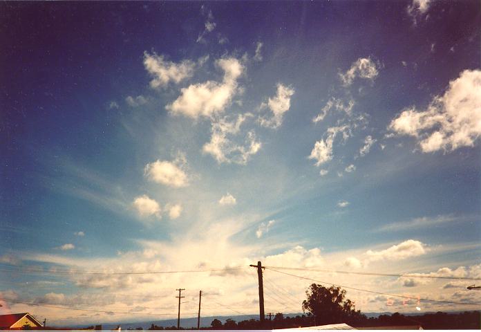 cumulus humilis : Schofields, NSW   27 June 1990