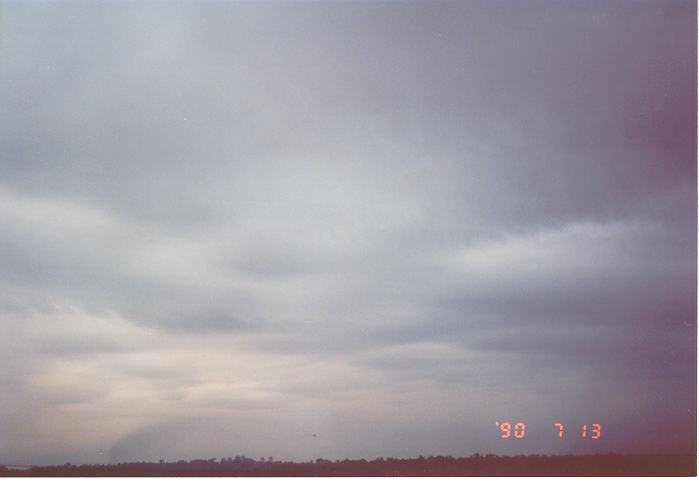 nimbostratus nimbostratus_cloud : Schofields, NSW   13 July 1990