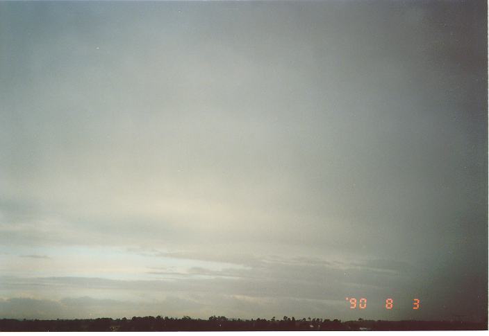 nimbostratus nimbostratus_cloud : Schofields, NSW   3 August 1990