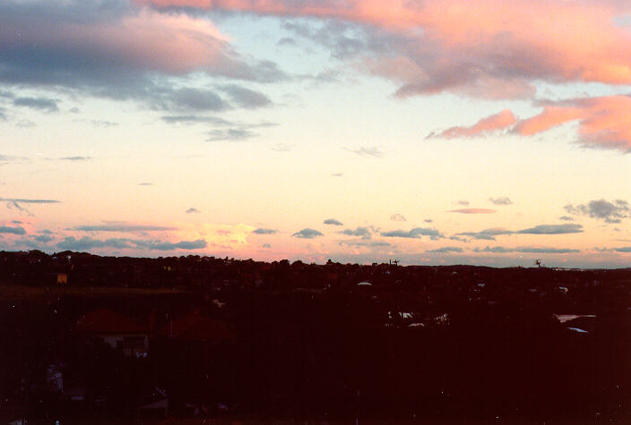 cumulus humilis : Schofields, NSW   6 August 1990