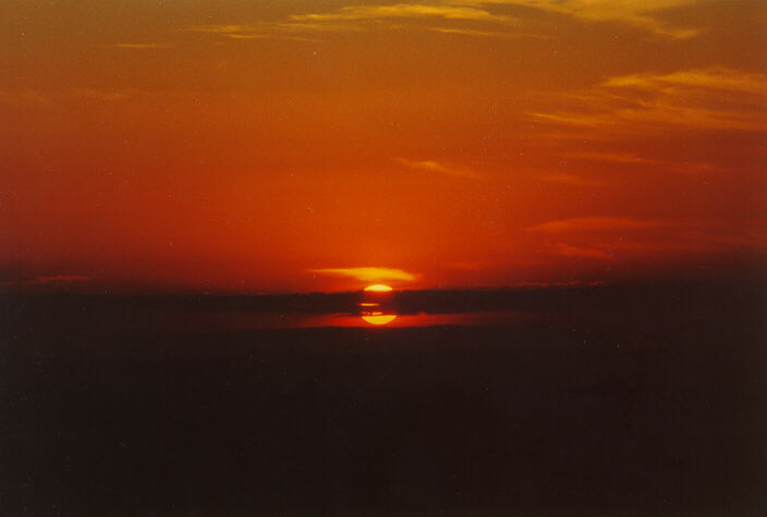 sunset sunset_pictures : Coogee, NSW   25 September 1990