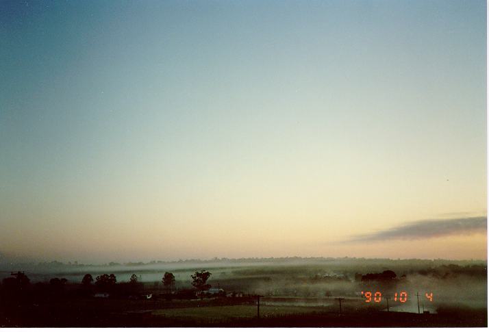 fogmist fog_mist_frost : Schofields, NSW   4 October 1990