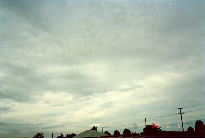 altocumulus altocumulus_cloud : Schofields, NSW   9 October 1990