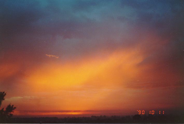 raincascade precipitation_cascade : Schofields, NSW   11 October 1990