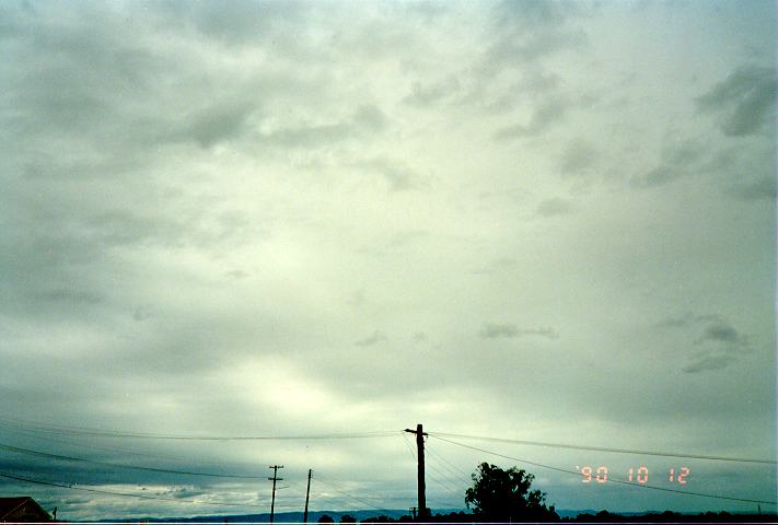 nimbostratus nimbostratus_cloud : Schofields, NSW   12 October 1990