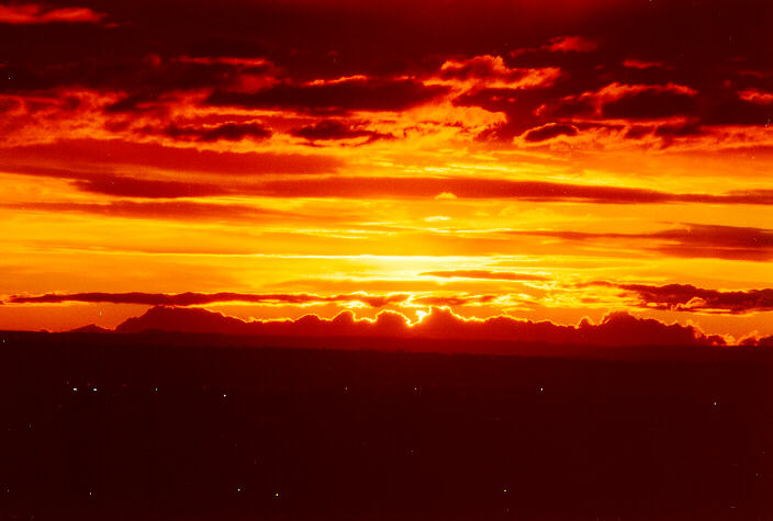 sunset sunset_pictures : Coogee, NSW   12 October 1990