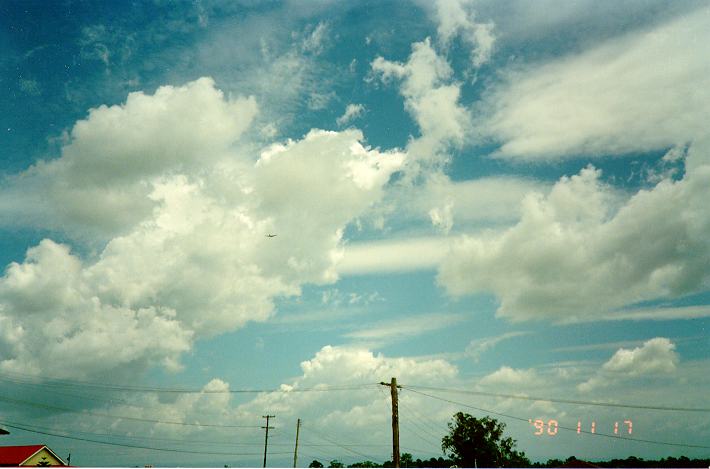 cumulus congestus : Schofields, NSW   17 November 1990