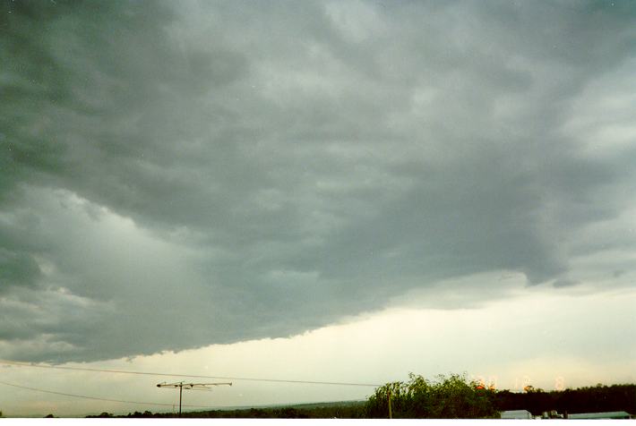 cumulonimbus thunderstorm_base : Schofields, NSW   8 December 1990