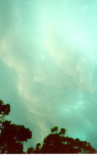 cumulonimbus thunderstorm_base : Schofields, NSW   20 January 1991