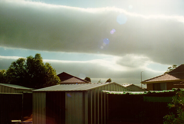 stratocumulus lenticularis : Oakhurst, NSW   12 March 1991