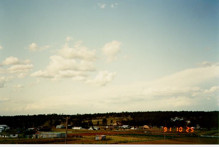 cumulus humilis : Schofields, NSW   25 October 1991