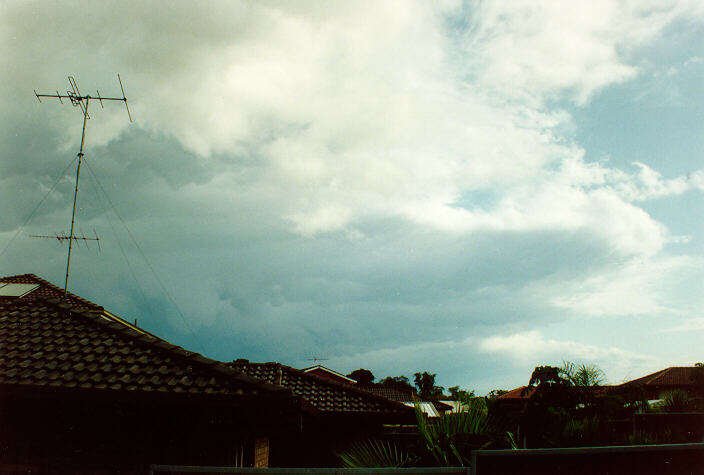 cumulonimbus thunderstorm_base : Oakhurst, NSW   16 November 1991