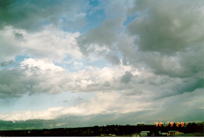 cumulus congestus : Schofields, NSW   29 September 1992