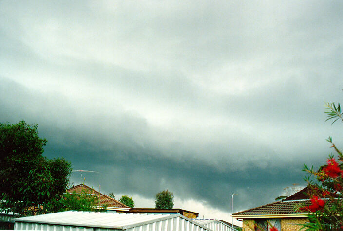 shelfcloud shelf_cloud : Oakhurst, NSW   1 November 1992