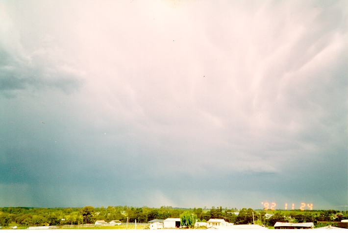 raincascade precipitation_cascade : Schofields, NSW   24 November 1992