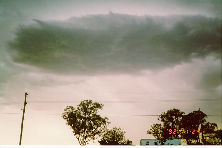 raincascade precipitation_cascade : Schofields, NSW   24 November 1992