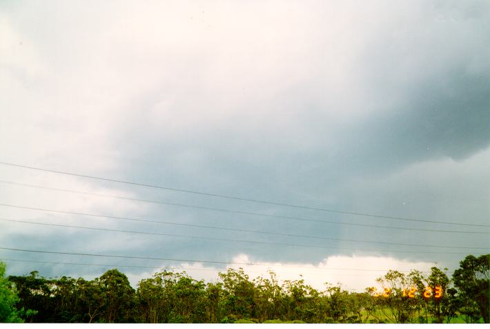 cumulonimbus thunderstorm_base : Schofields, NSW   23 December 1992