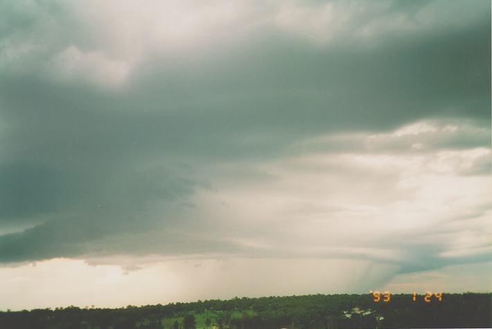 raincascade precipitation_cascade : Schofields, NSW   24 January 1993