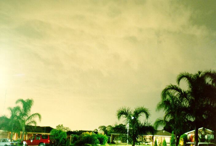 cumulonimbus thunderstorm_base : Oakhurst, NSW   25 March 1993