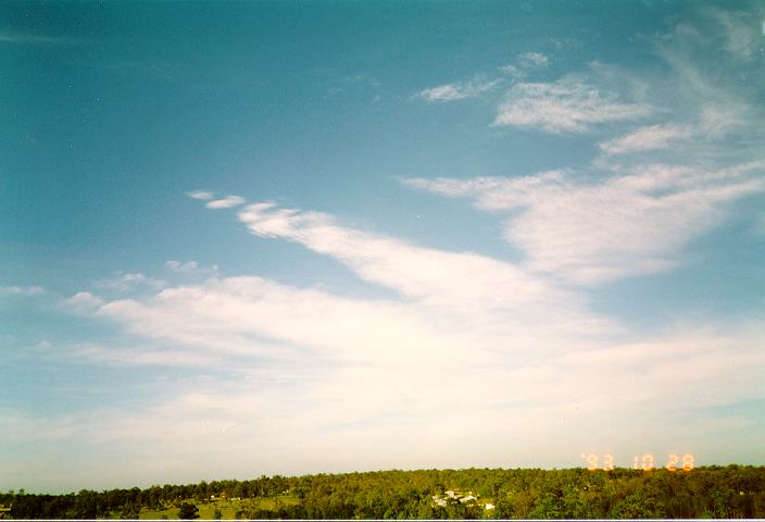 cirrostratus cirrostratus_cloud : Schofields, NSW   28 October 1993