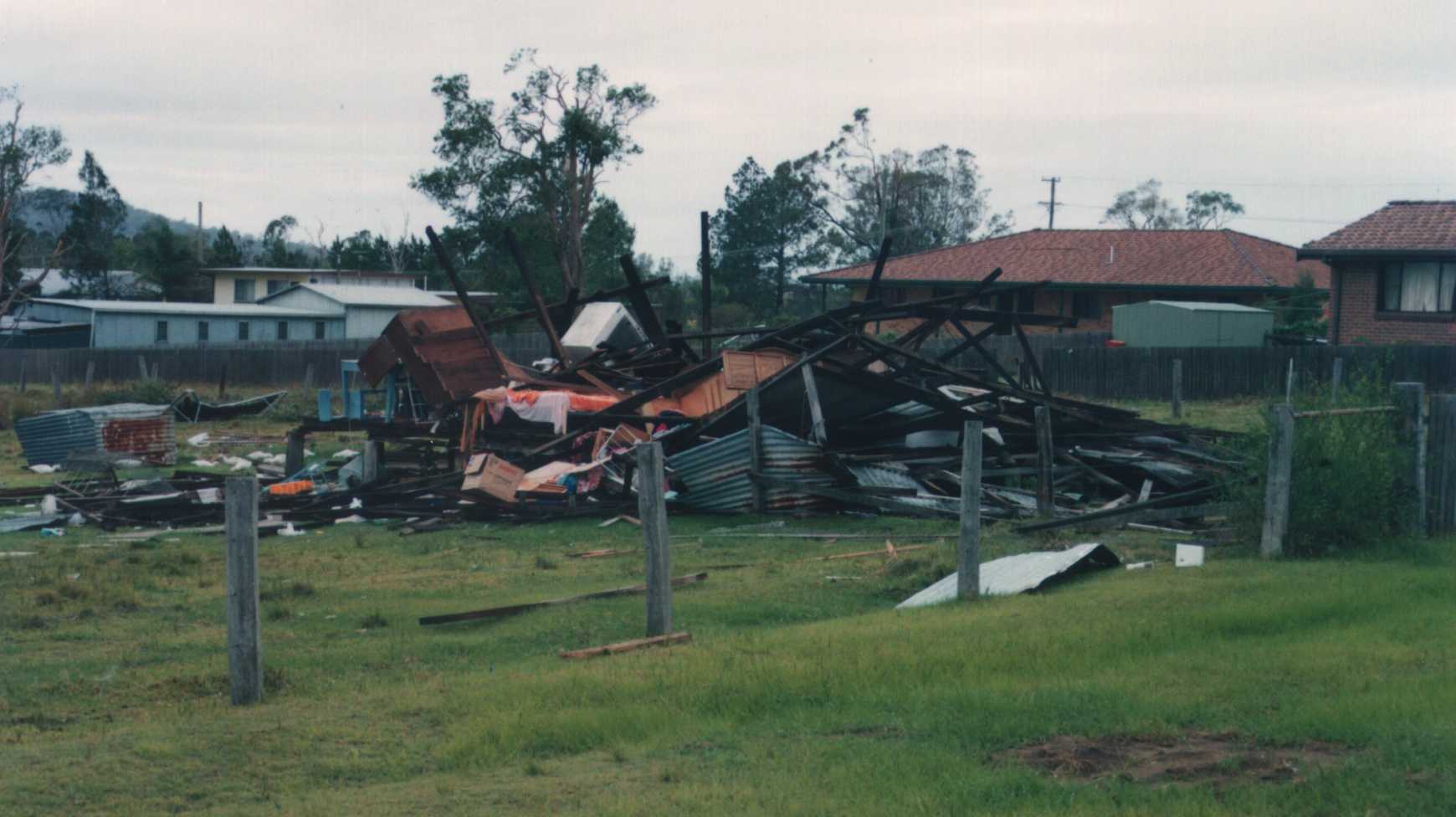 disasters storm_damage : Tucabia, NSW   20 November 1993