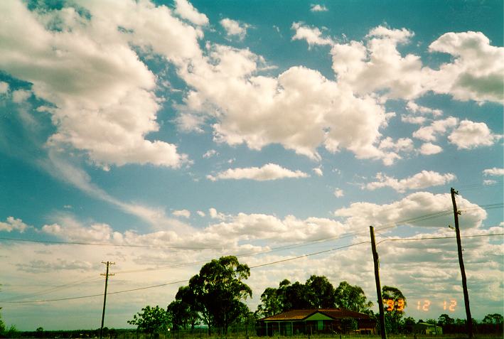cumulus humilis : Schofields, NSW   12 December 1993