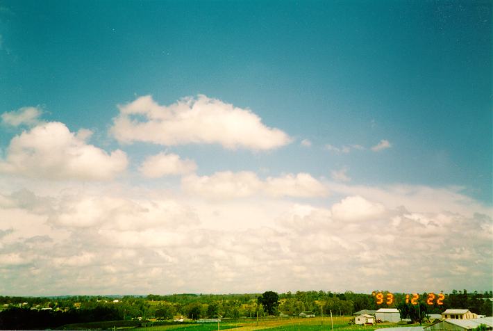 cumulus humilis : Schofields, NSW   22 December 1993