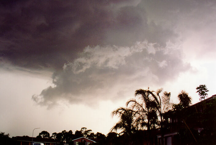 wallcloud thunderstorm_wall_cloud : Oakhurst, NSW   1 February 1994