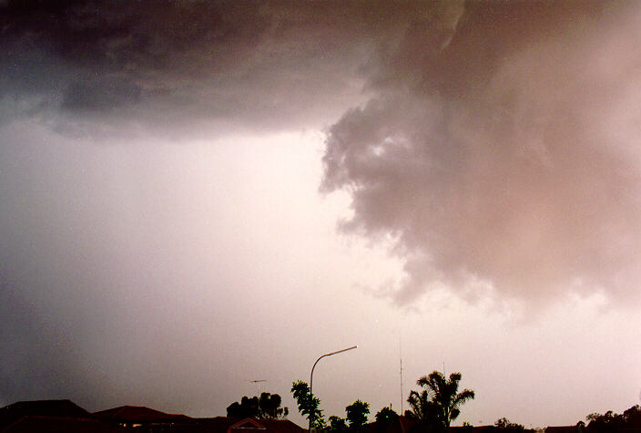 cumulonimbus thunderstorm_base : Oakhurst, NSW   1 February 1994