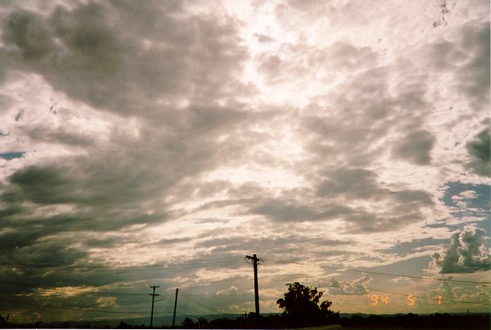 altocumulus altocumulus_cloud : Schofields, NSW   1 May 1994