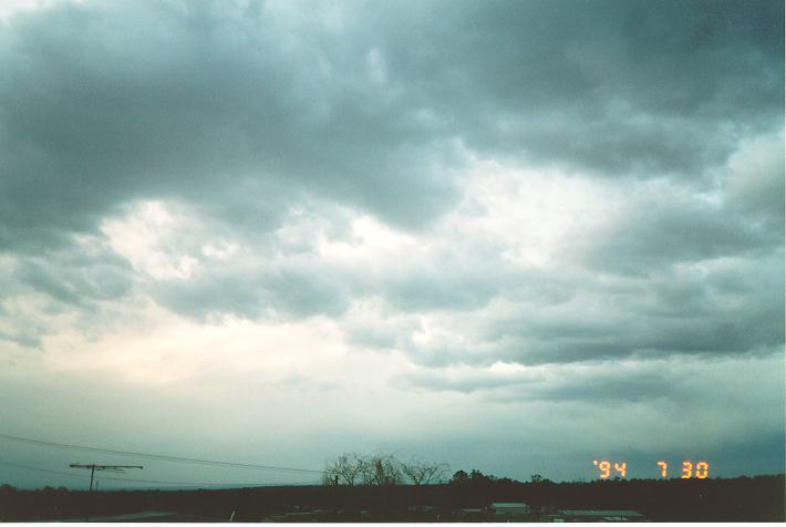 nimbostratus nimbostratus_cloud : Schofields, NSW   30 July 1994