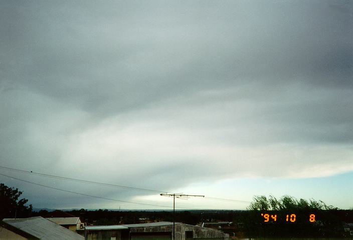 nimbostratus nimbostratus_cloud : Schofields, NSW   8 October 1994
