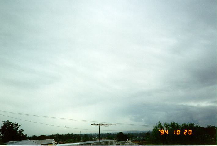 nimbostratus nimbostratus_cloud : Schofields, NSW   20 October 1994