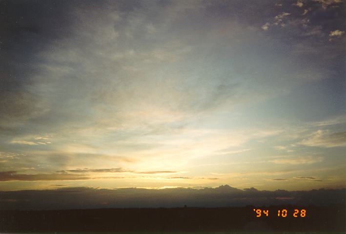 altostratus altostratus_cloud : Schofields, NSW   28 October 1994