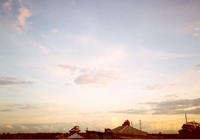 cumulus humilis : Schofields, NSW   30 October 1994