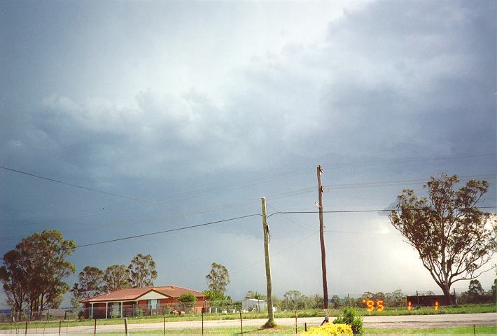 cumulonimbus thunderstorm_base : Schofields, NSW   1 January 1995