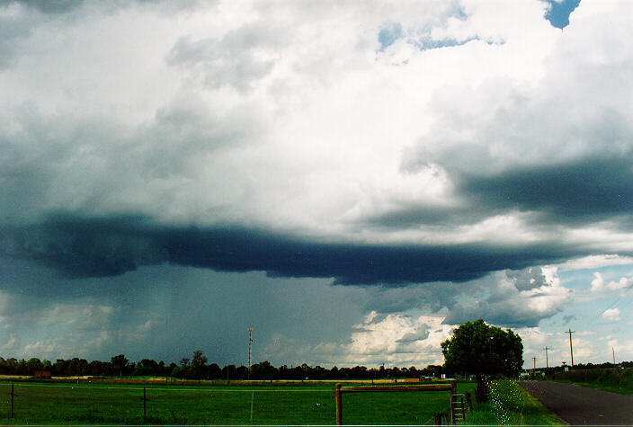 cumulonimbus thunderstorm_base : Richmond, NSW   29 January 1995