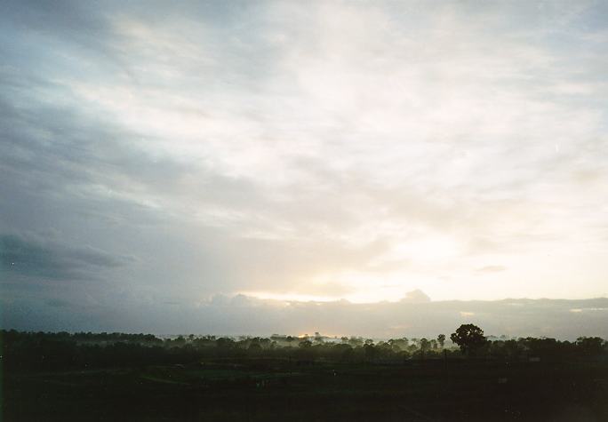 altostratus altostratus_cloud : Schofields, NSW   12 February 1995