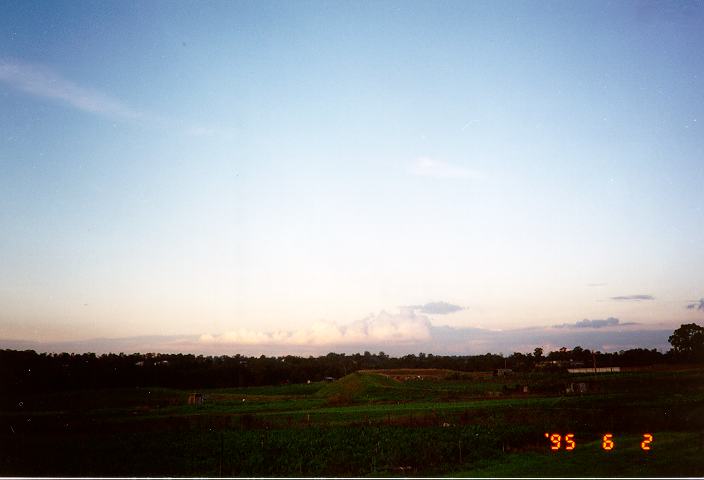 cumulus mediocris : Schofields, NSW   2 June 1995