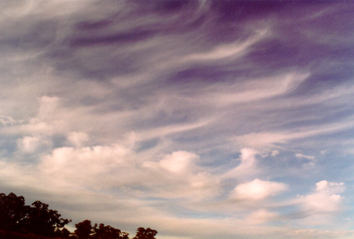 altostratus altostratus_cloud : Oakhurst, NSW   25 June 1995
