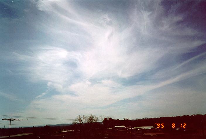 cirrus cirrus_cloud : Schofields, NSW   12 August 1995