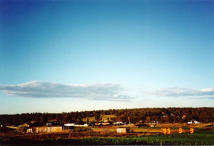 altocumulus altocumulus_cloud : Schofields, NSW   9 September 1995