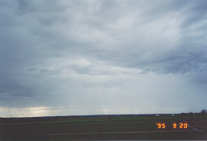 raincascade precipitation_cascade : Schofields, NSW   20 September 1995